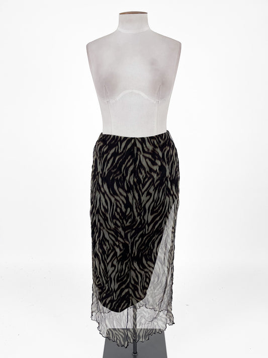 Topshop | Green Cocktail Skirt | Size 14