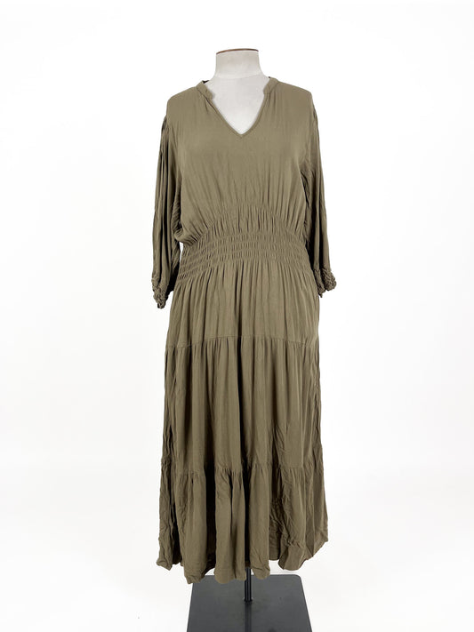 SASS - Green Midi Dress (Size 18)