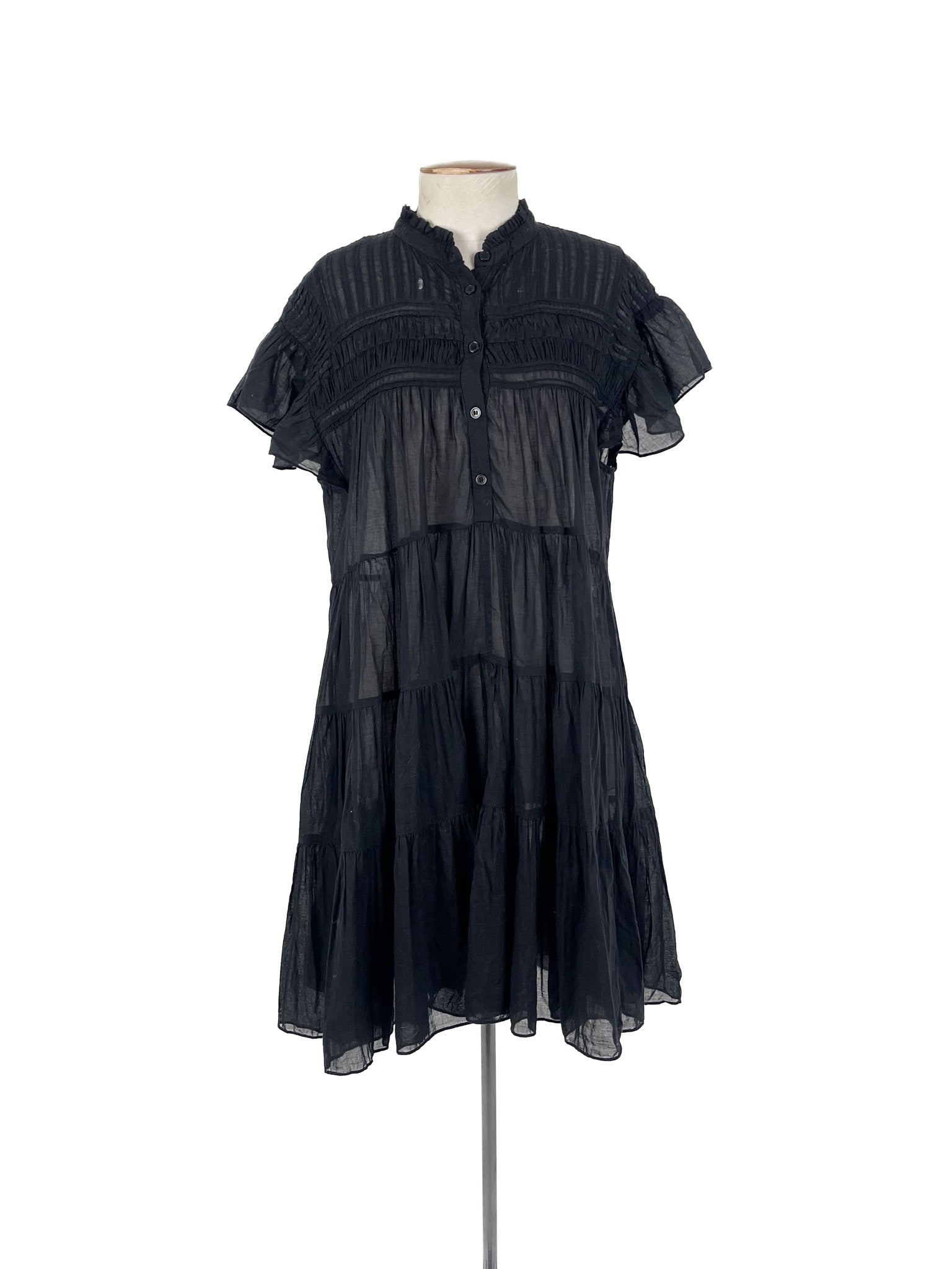 Isabel Etoile Marant - Black Mini Dress (Size 10)