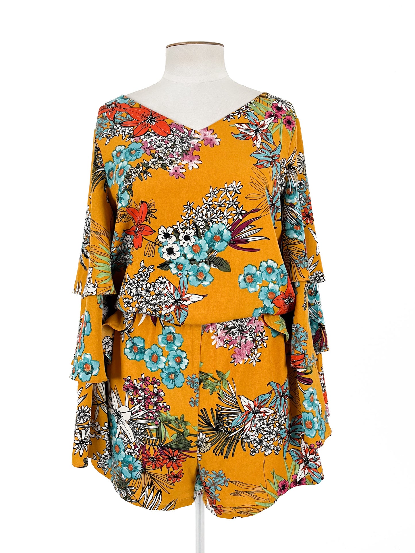Augustine | Yellow Casual Playsuit | Size S