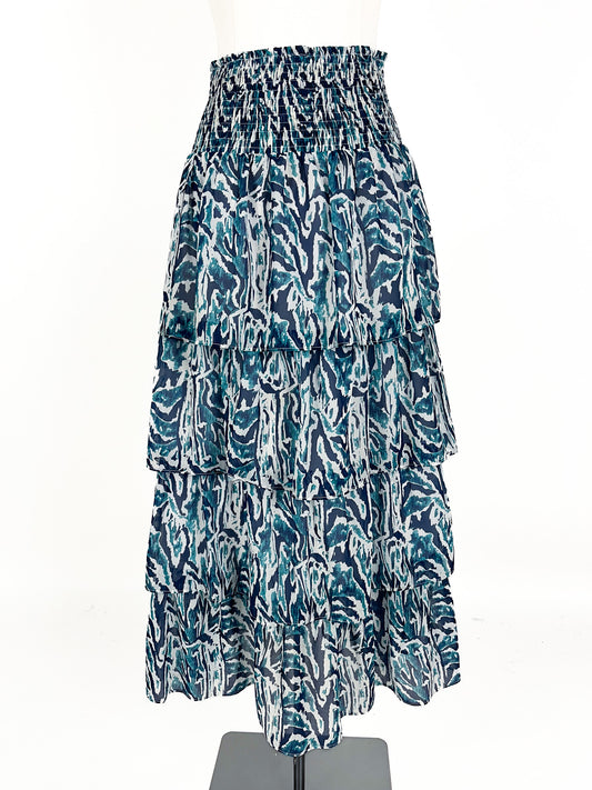 Pia | Blue Casual Skirt | Size XS