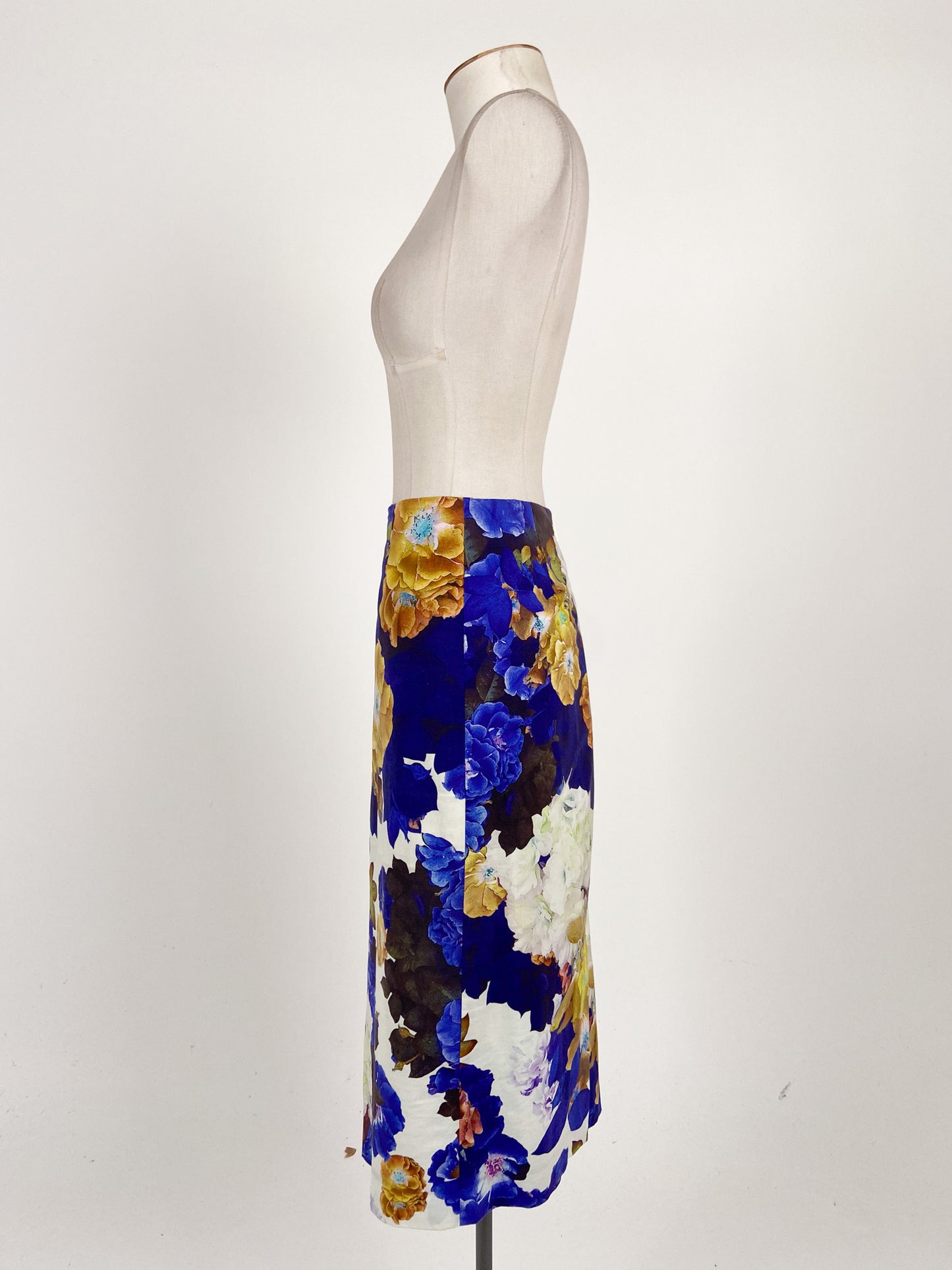 David Lawrence | Multicoloured Workwear Skirt | Size 10