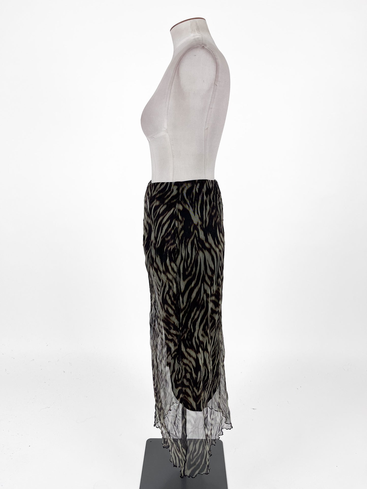 Topshop | Green Cocktail Skirt | Size 14