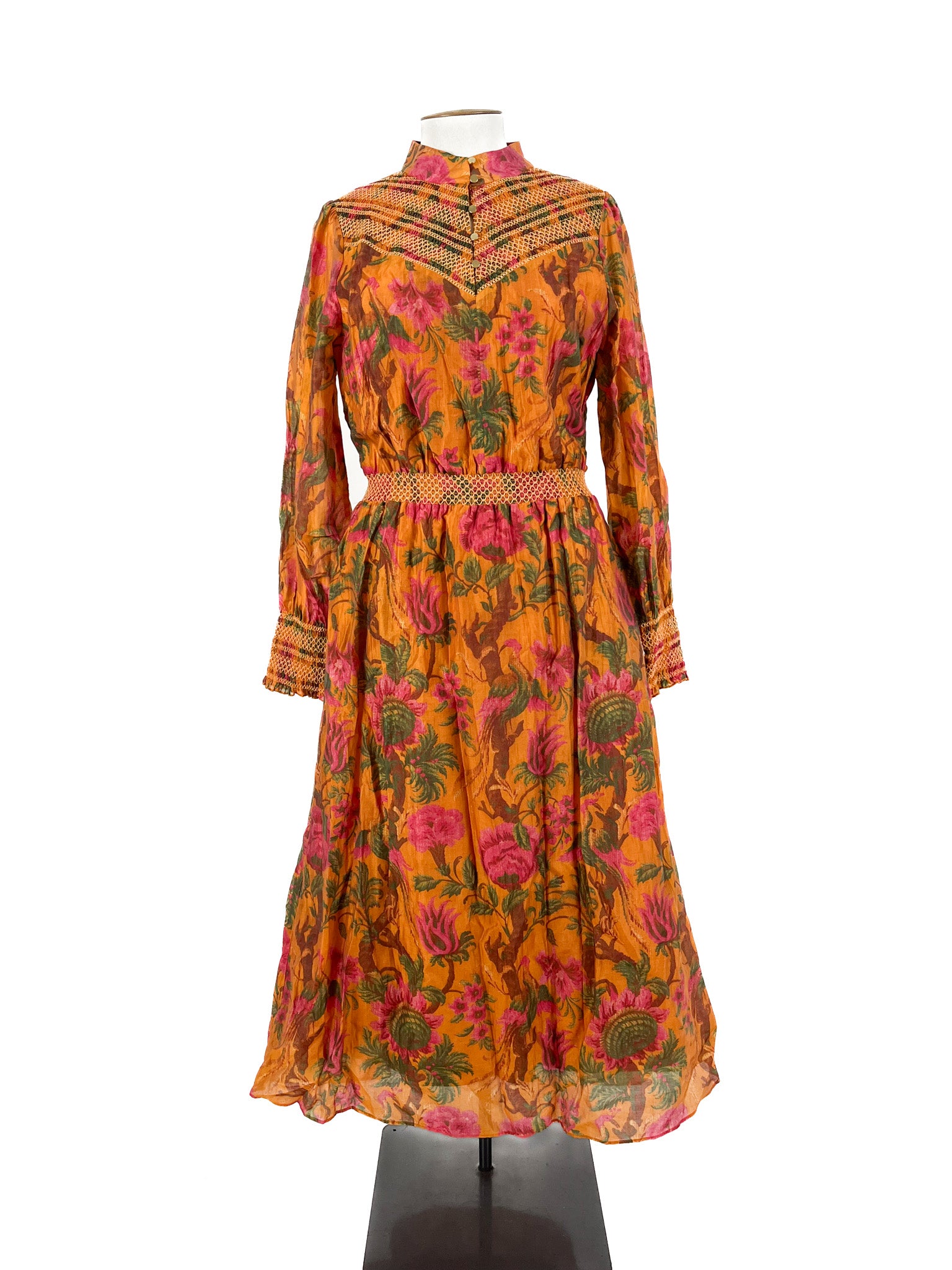 Fate + Becker - Orange Maxi Dress (Size 14)