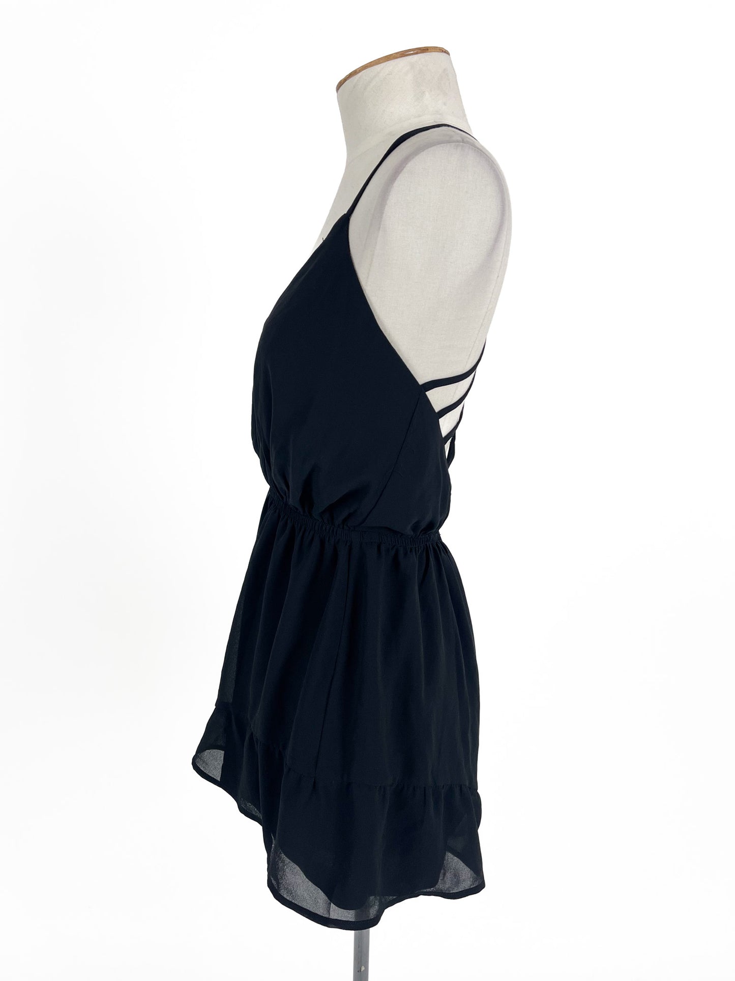 Missguided | Black Casual Playsuit | Size 6
