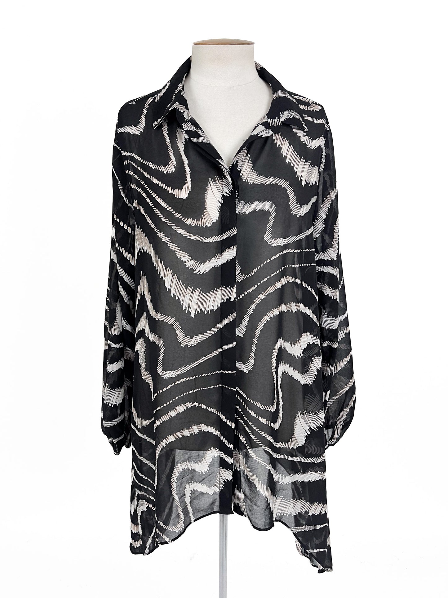 Studio Curve | Black Casual/Workwear Top | Size 16