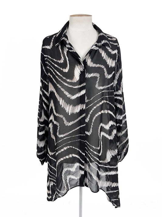 Studio Curve | Black Casual/Workwear Top | Size 16