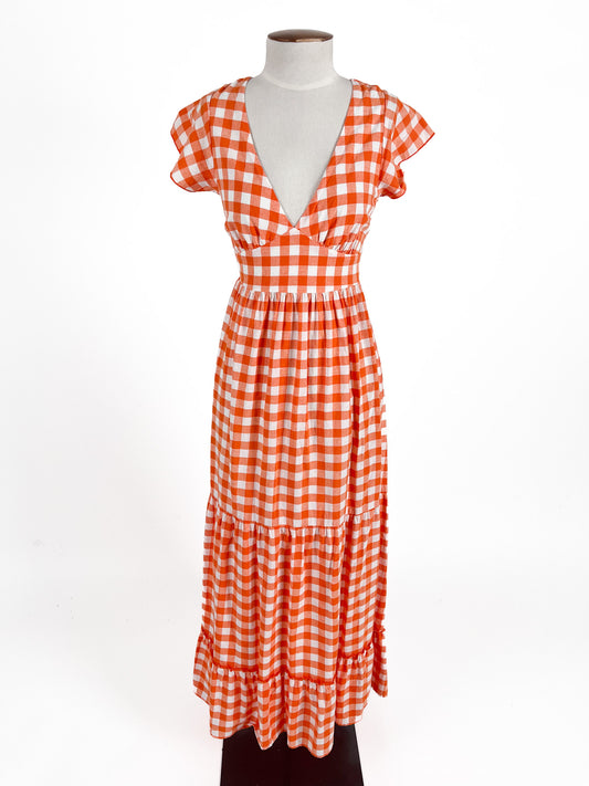 Ghanda | Orange Casual Dress | Size S