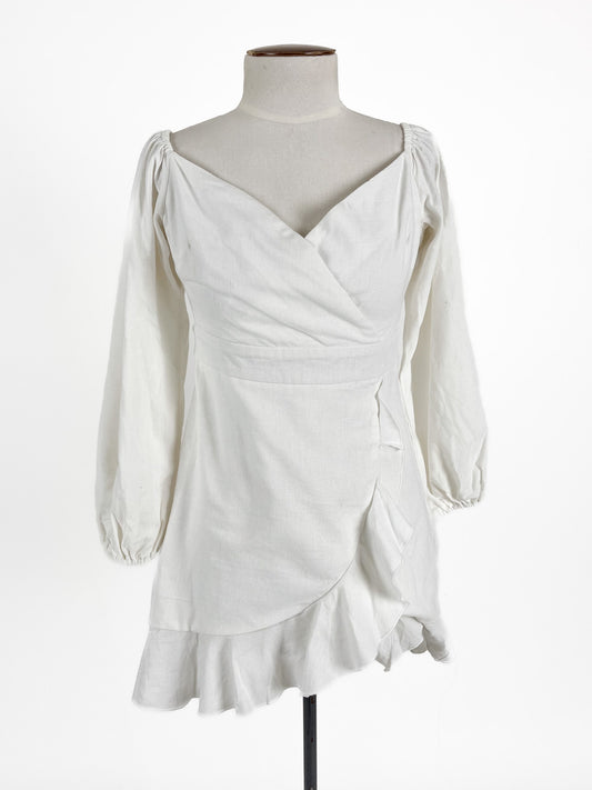 Showpo | White Casual Dress | Size 8
