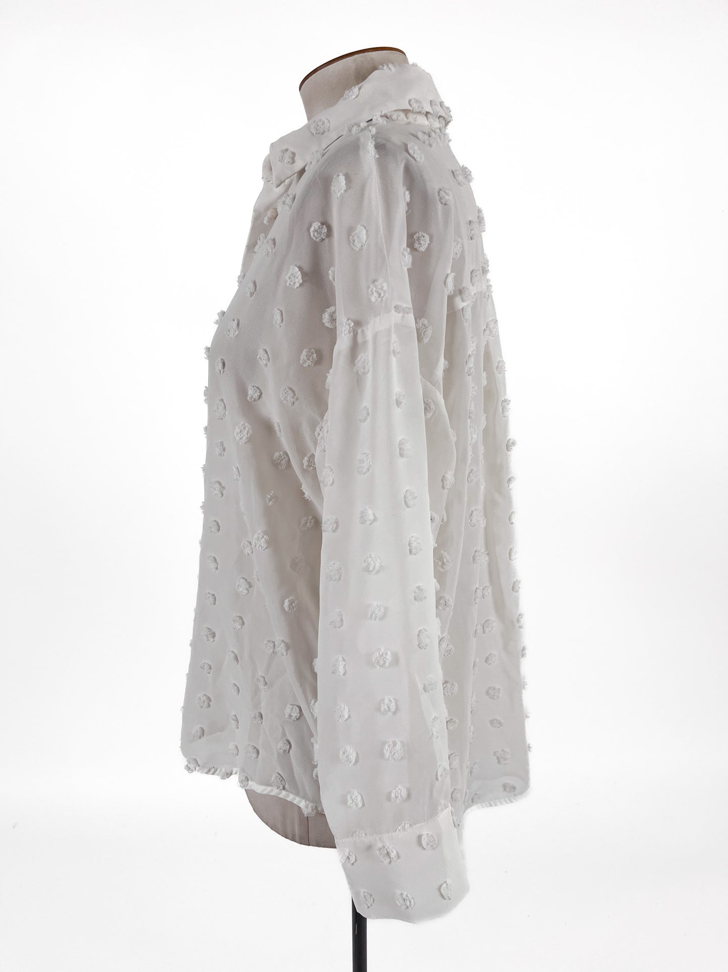 Zara | White Casual/Workwear Top | Size L