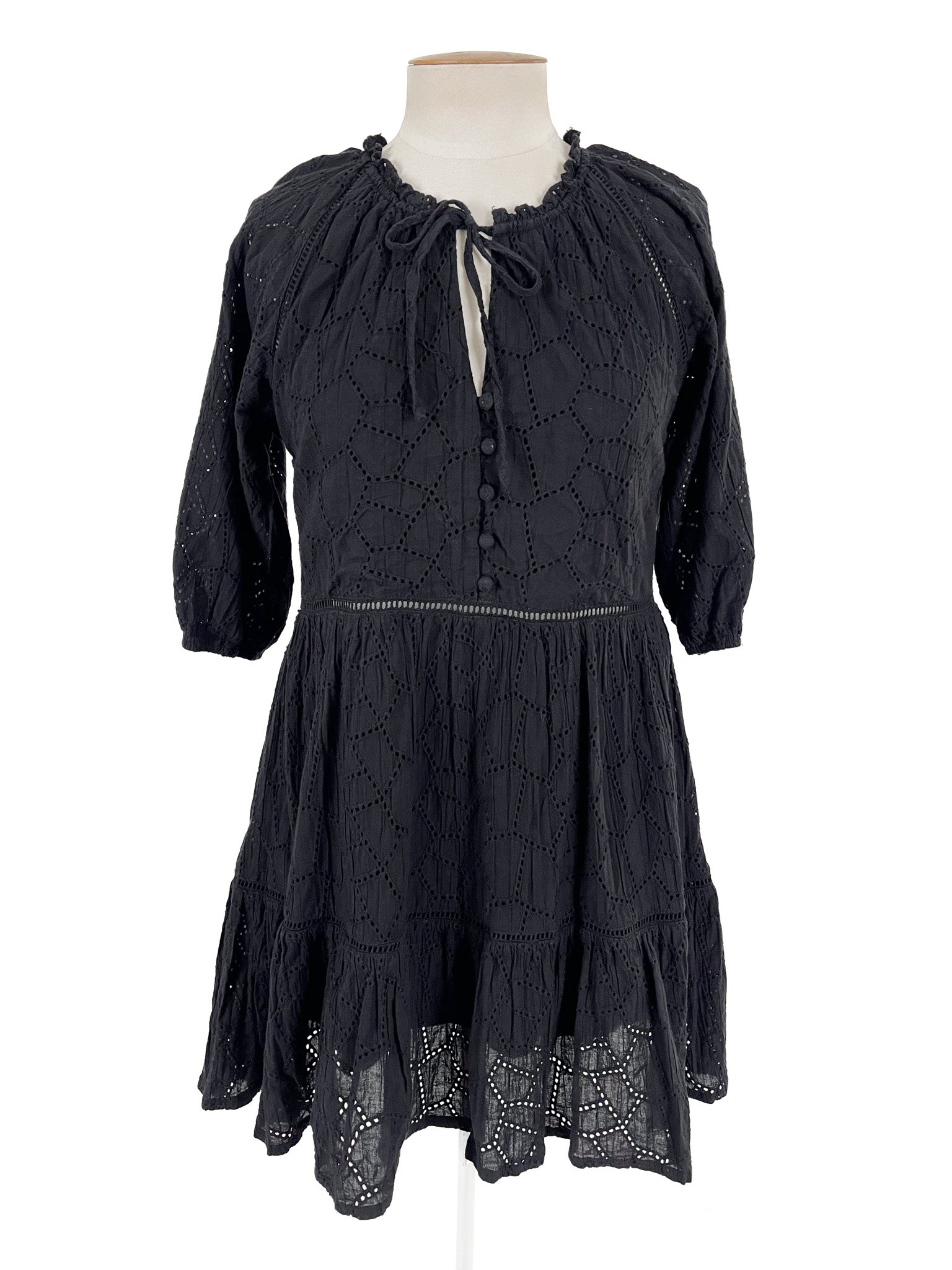 Among the Brave - Black Mini Dress (Size 10)