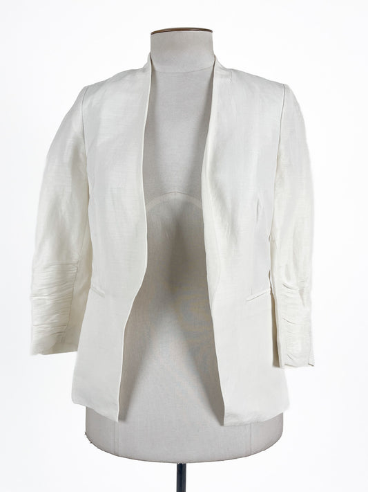 Nicola Finetti | White Casual/Workwear Jacket | Size 10