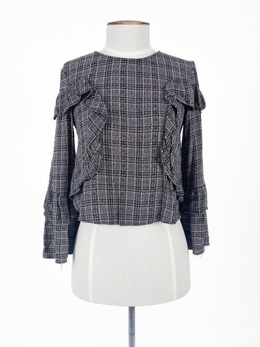 Zara | Multicoloured Casual/Workwear Top | Size XS