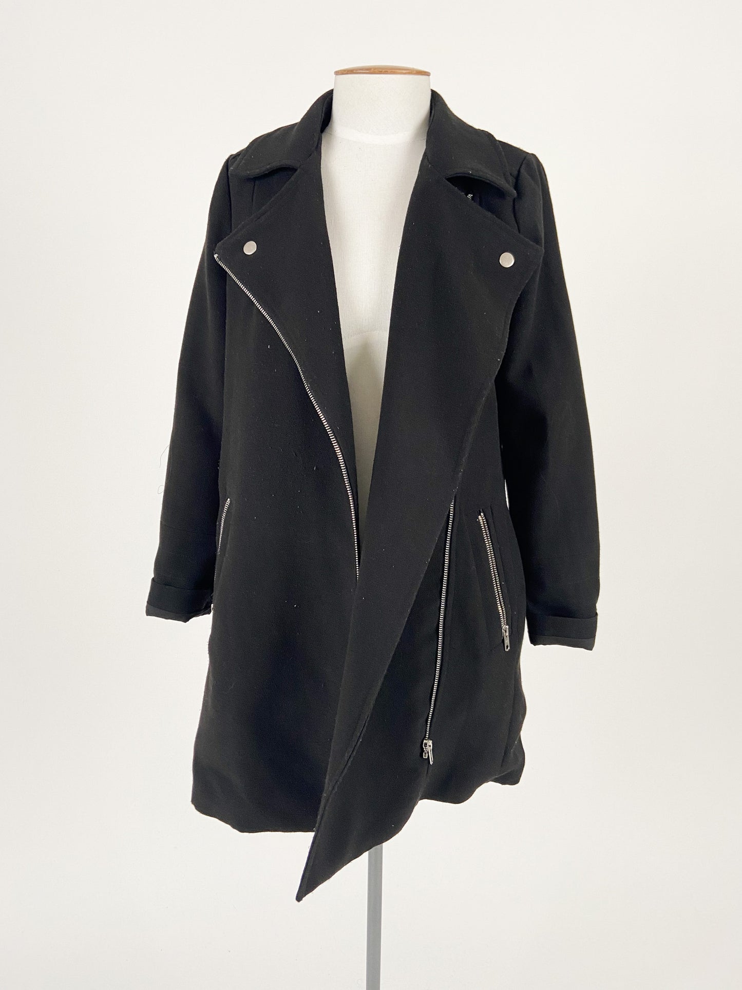 Dotti Black Casual Workwear Jacket Size 6 Again