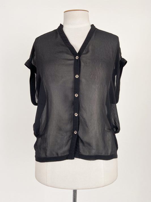 Topshop | Black Casual/Workwear Top | Size 12