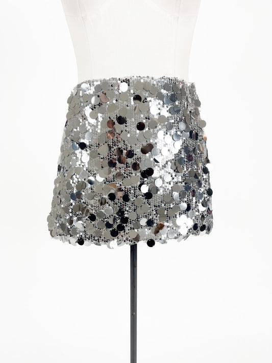 Beginning Boutique | Grey Cocktail Skirt | Size 20