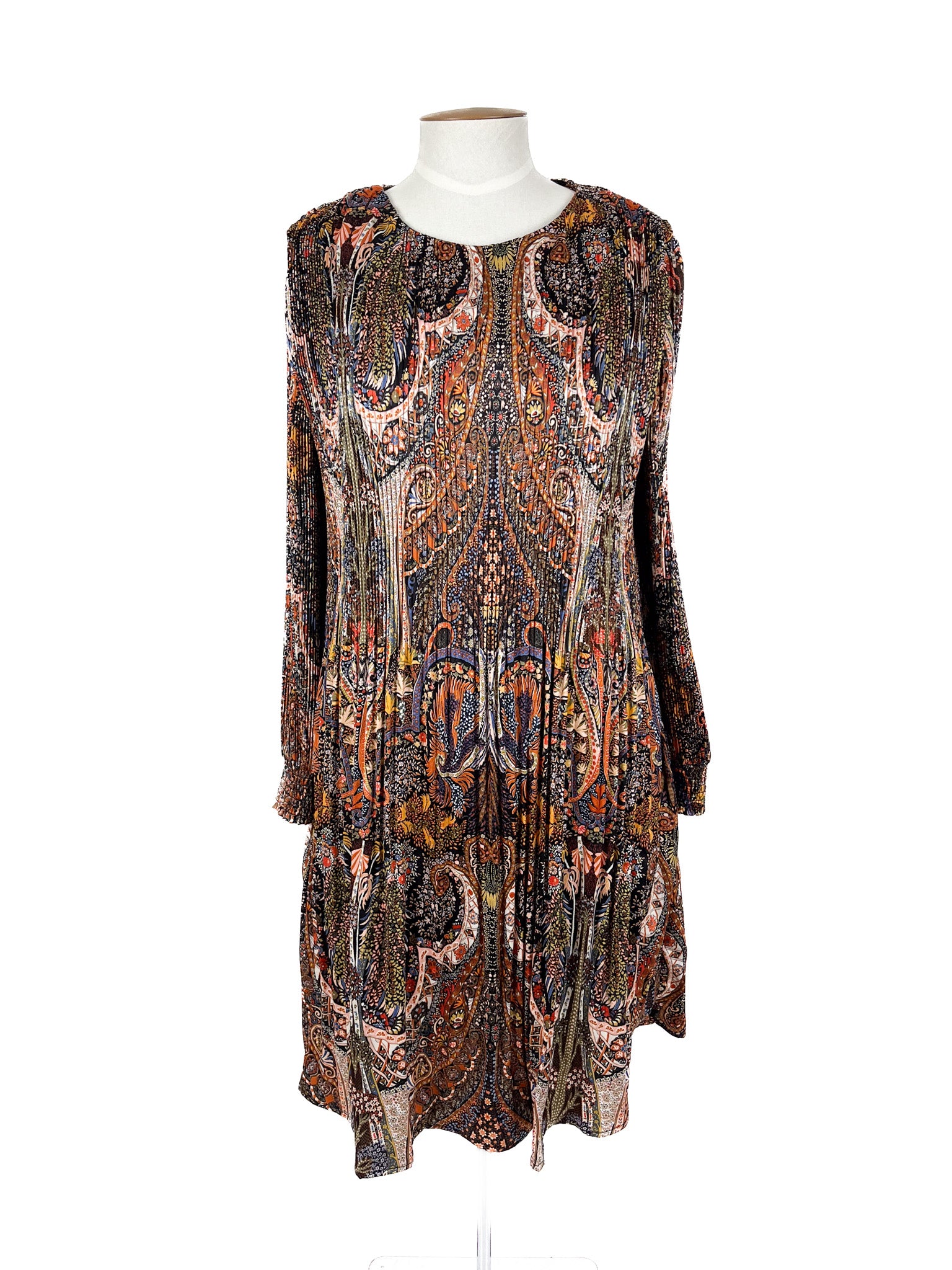 Seduce - Multicoloured Midi Dress (Size 18)