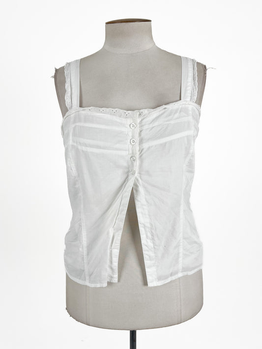 Glassons | White Casual/Cocktail Top | Size 10