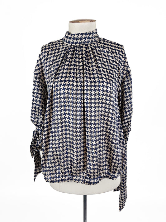 Birgitte Herskind - Navy Blouse (Size 8)