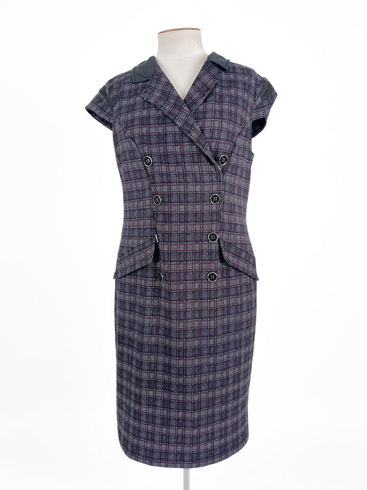 Joseph Ribkoff | Grey Cocktail/Workwear Dress | Size 16