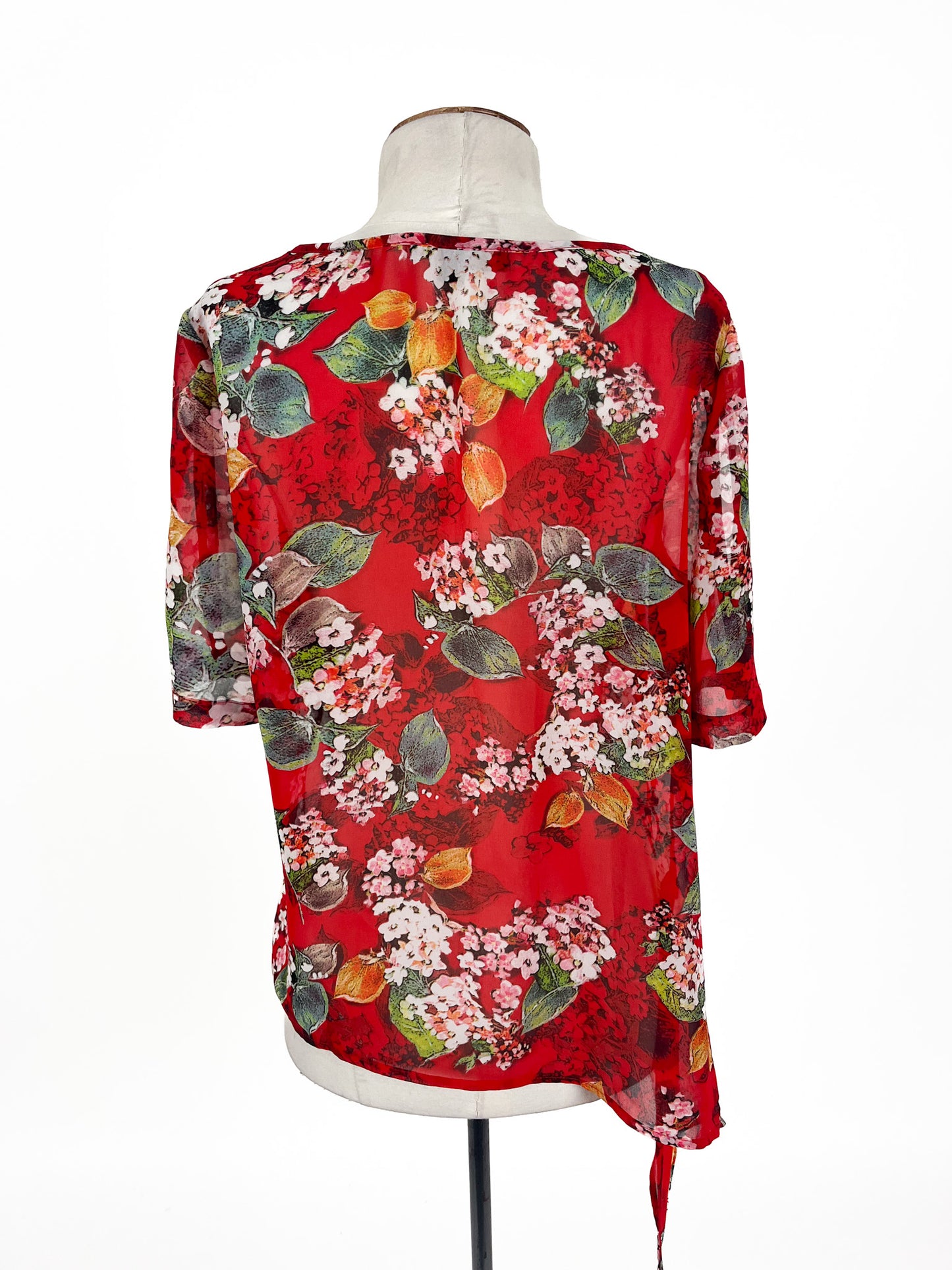 Bettie Monroe - Red Blouse (Size S)