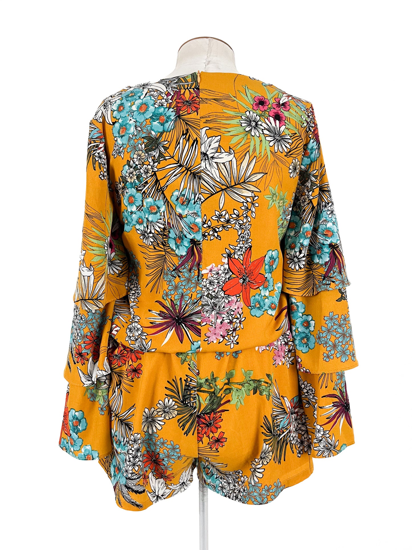 Augustine | Yellow Casual Playsuit | Size S