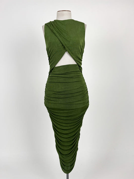Showpo | Green Cocktail Dress | Size 8