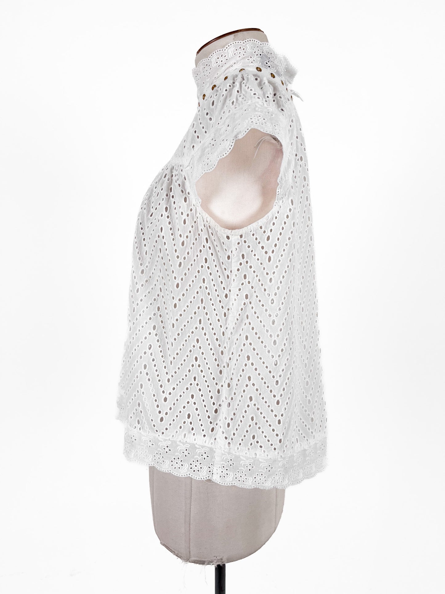 Decjuba | White Casual Top | Size 8