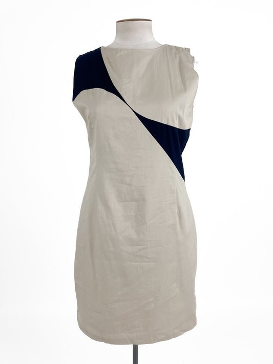 Amelia | Beige Casual/Workwear Dress | Size 12