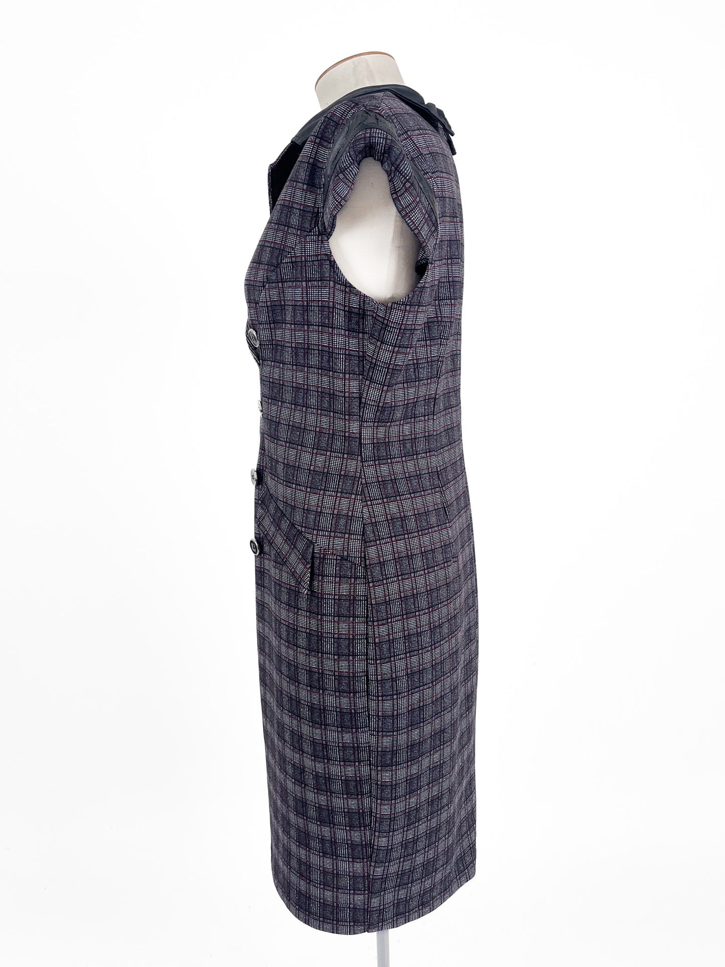 Joseph Ribkoff | Grey Cocktail/Workwear Dress | Size 16