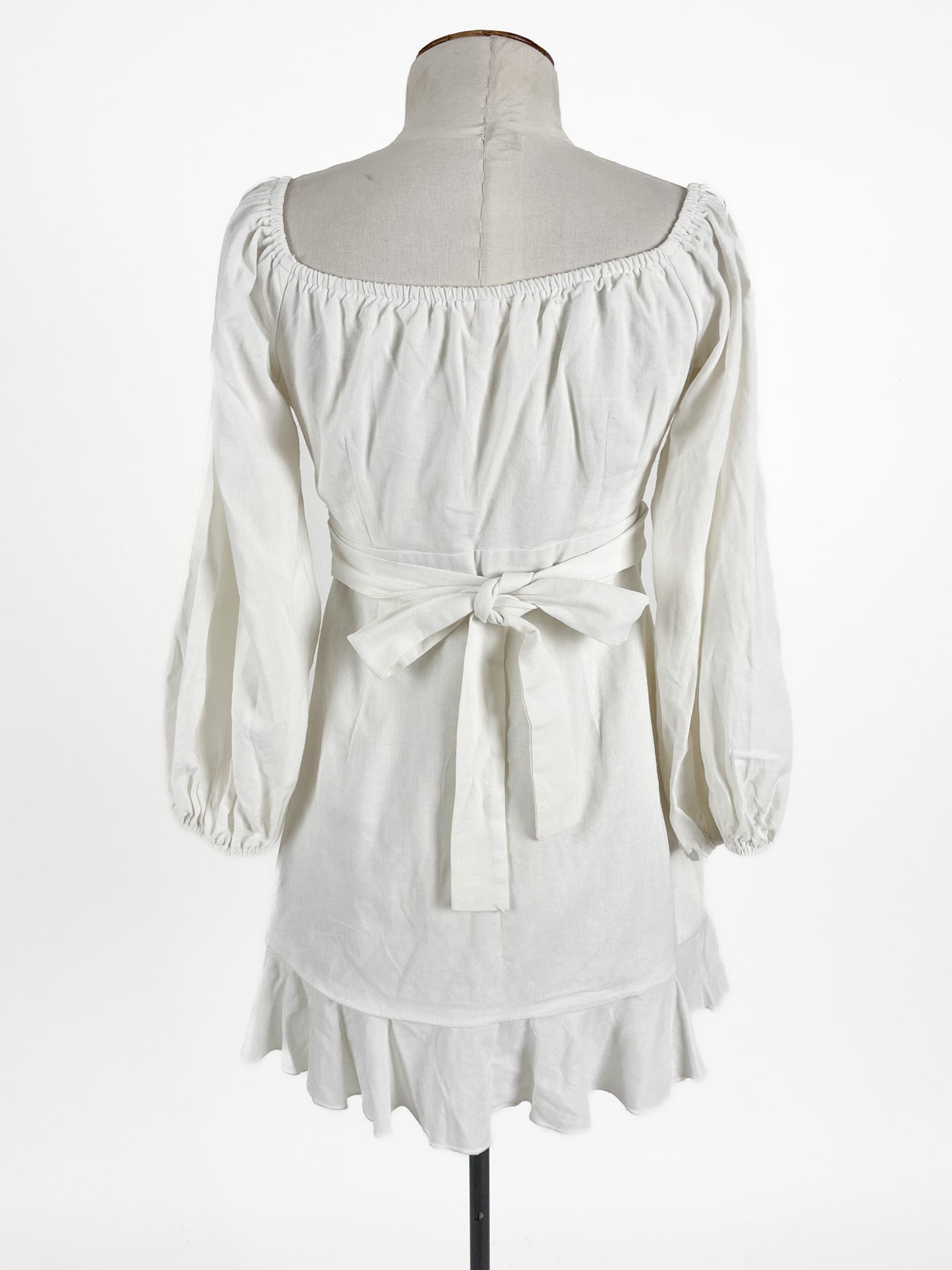 Showpo | White Casual Dress | Size 8
