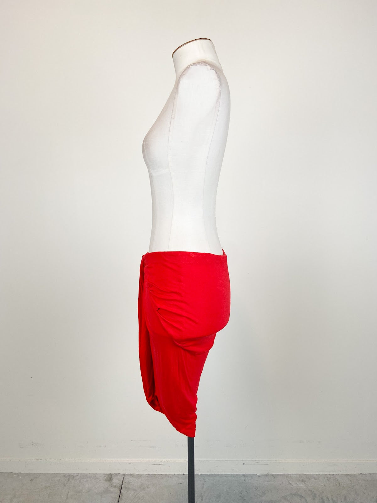 Country Road Red Tube Midi Drape Skirt | Size S